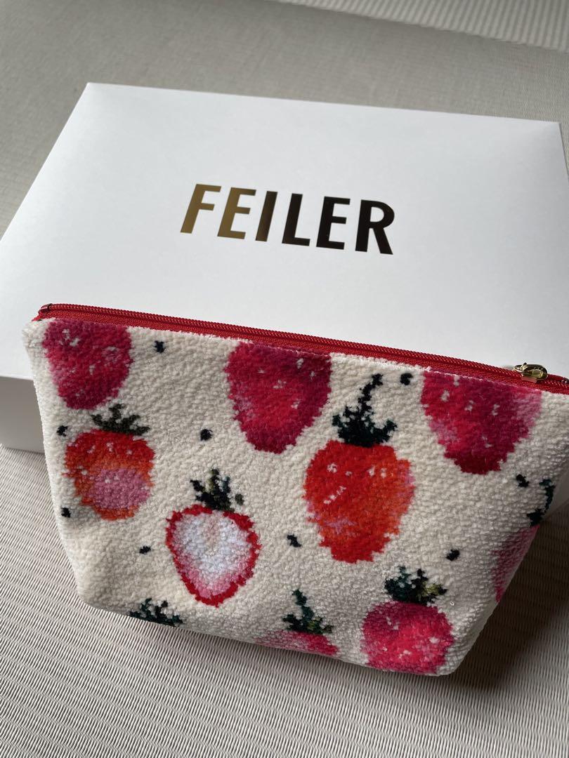 【新品】FEILER フェイラー ストロベリードット ポーチ いちご