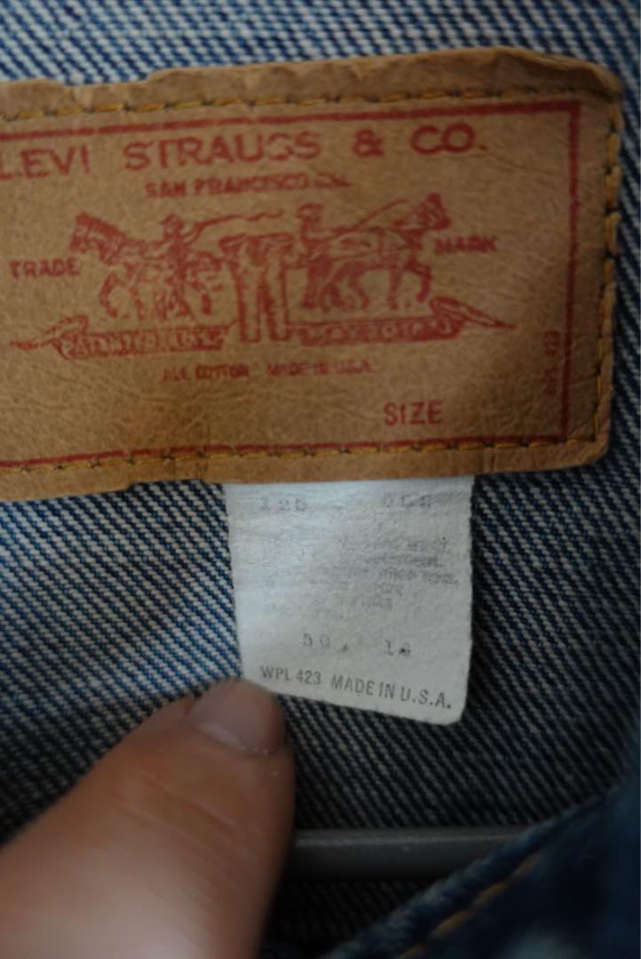 levi's リーバイス70505 70s USA製 4th ケアタグ