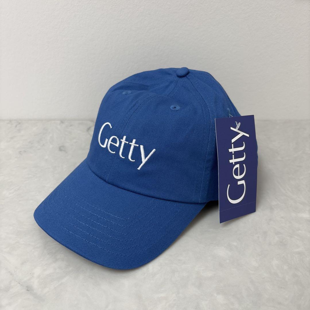 【新品・タグ付き】 Getty ロゴ ブルー キャップ