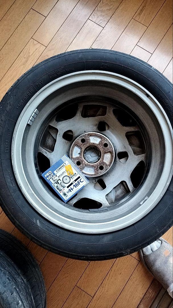 15インチ タイヤセット 摩耗あり
