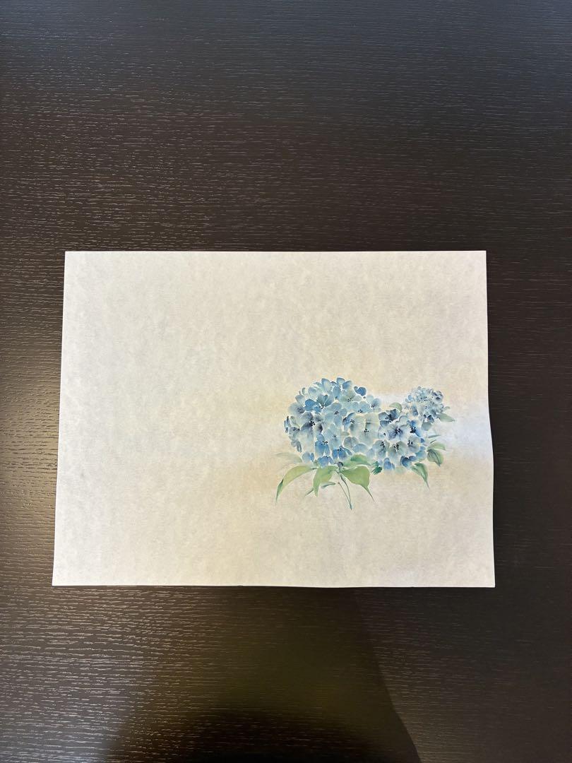 季節の和風ランチョンマット☆紫陽花