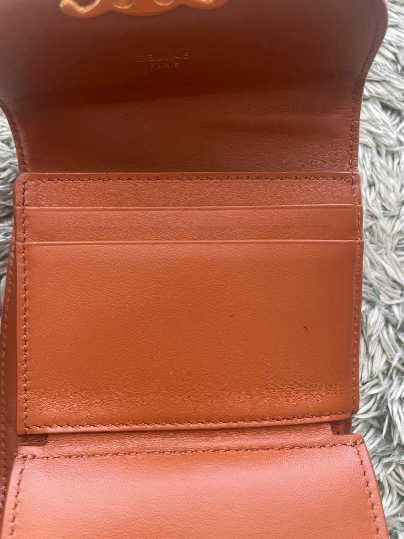 CELINE スモールフラップウォレット トリンオフ