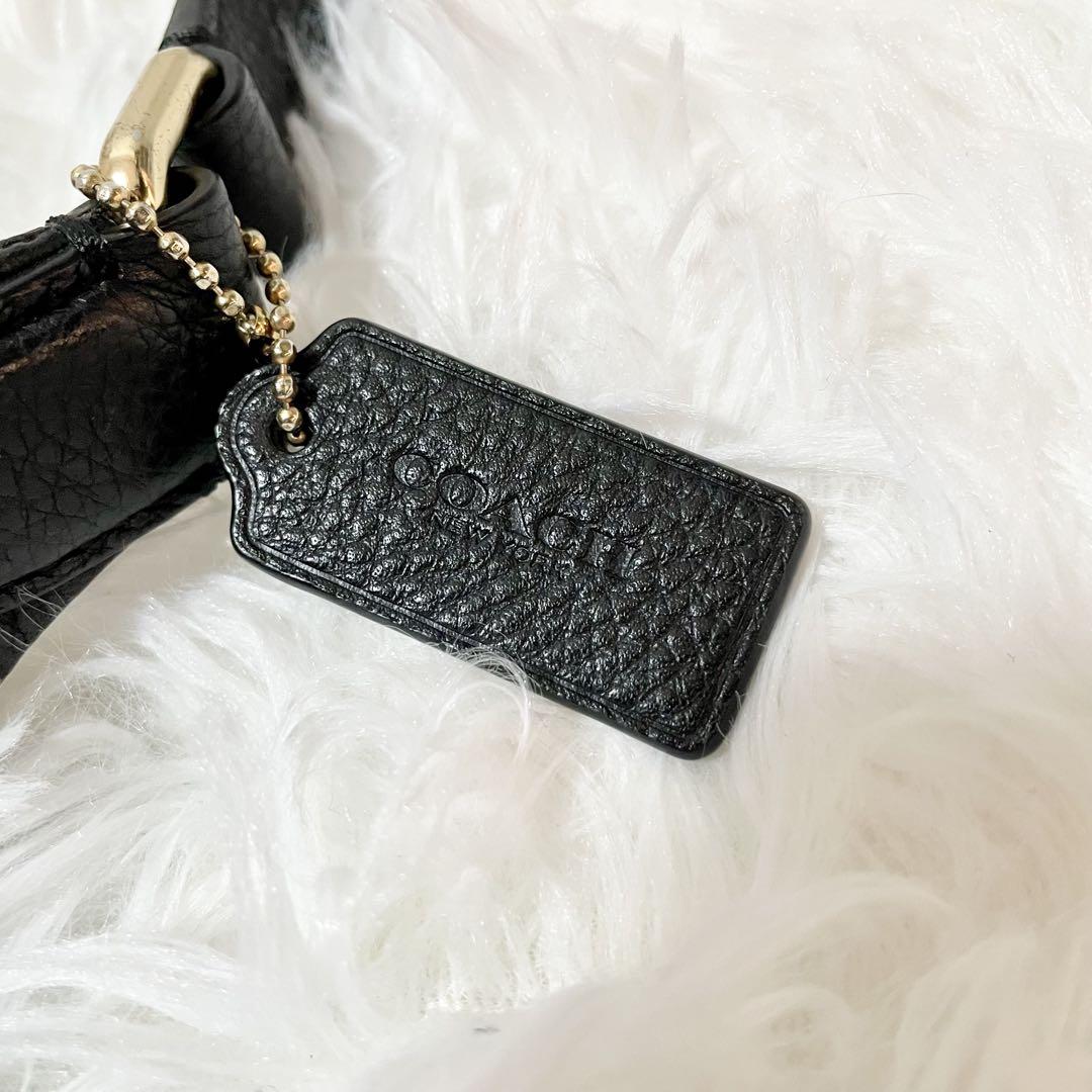 希少 黒入荷！ レザー 黒 未使用】COACH ボディバッグ メルカリ - ウエストバック バッグ
