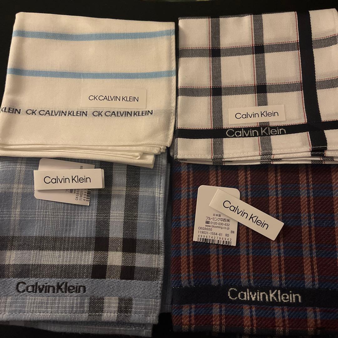 Calvin Klein ハンカチセット 4枚セット - メルカリ