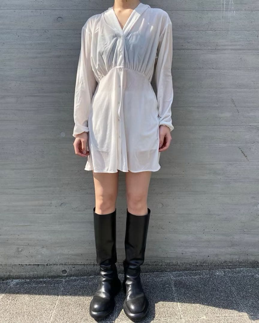 【最終値下げ】Lu. Velor Hoodie ホワイト