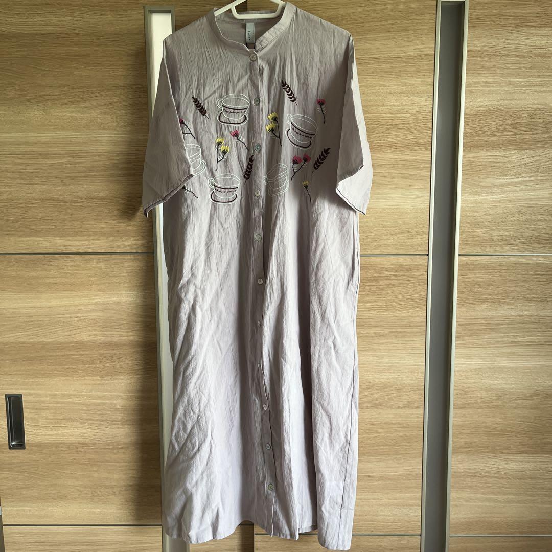 新品Emago. シャツワンピース 半袖　タグ付き