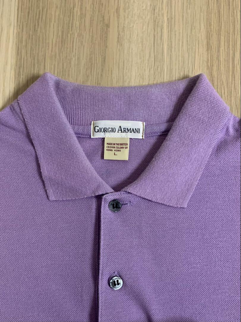 最も完璧な polo 90s ポロシャツ ロゴ刺繍 ARMANI GIORGIO shirt メルカリ - トップス