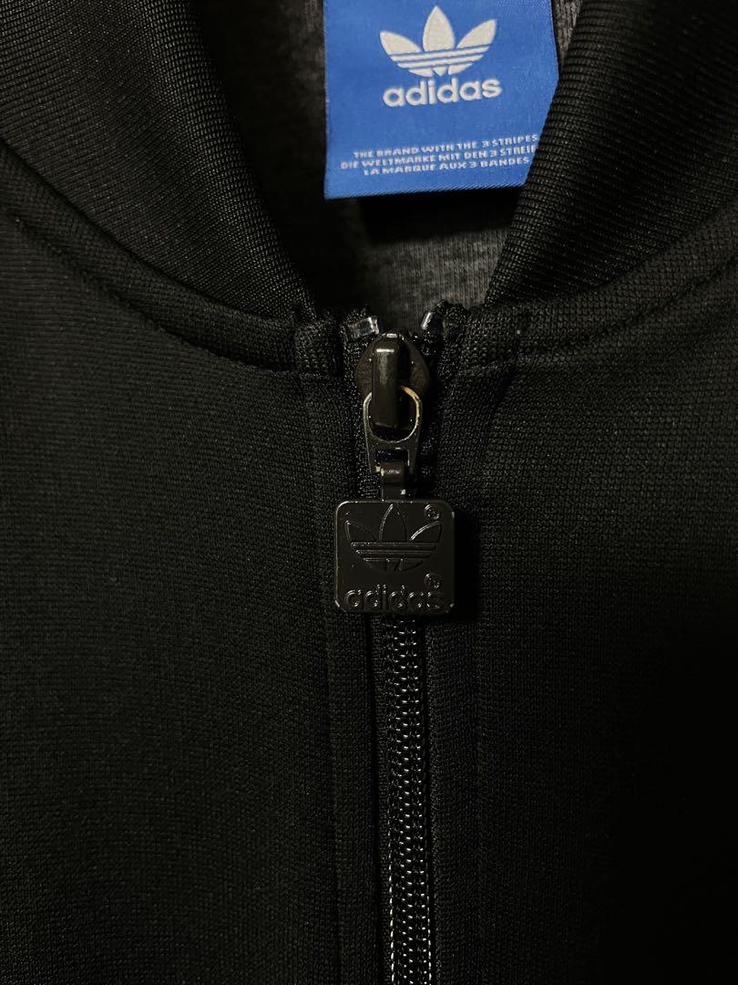 adidas ブラック トラックジャージ トラックジャケットLサイズ