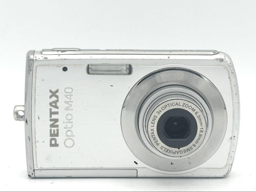 【完動品】PENTAX Optio M40 オールドコンデジ　動作確認済み