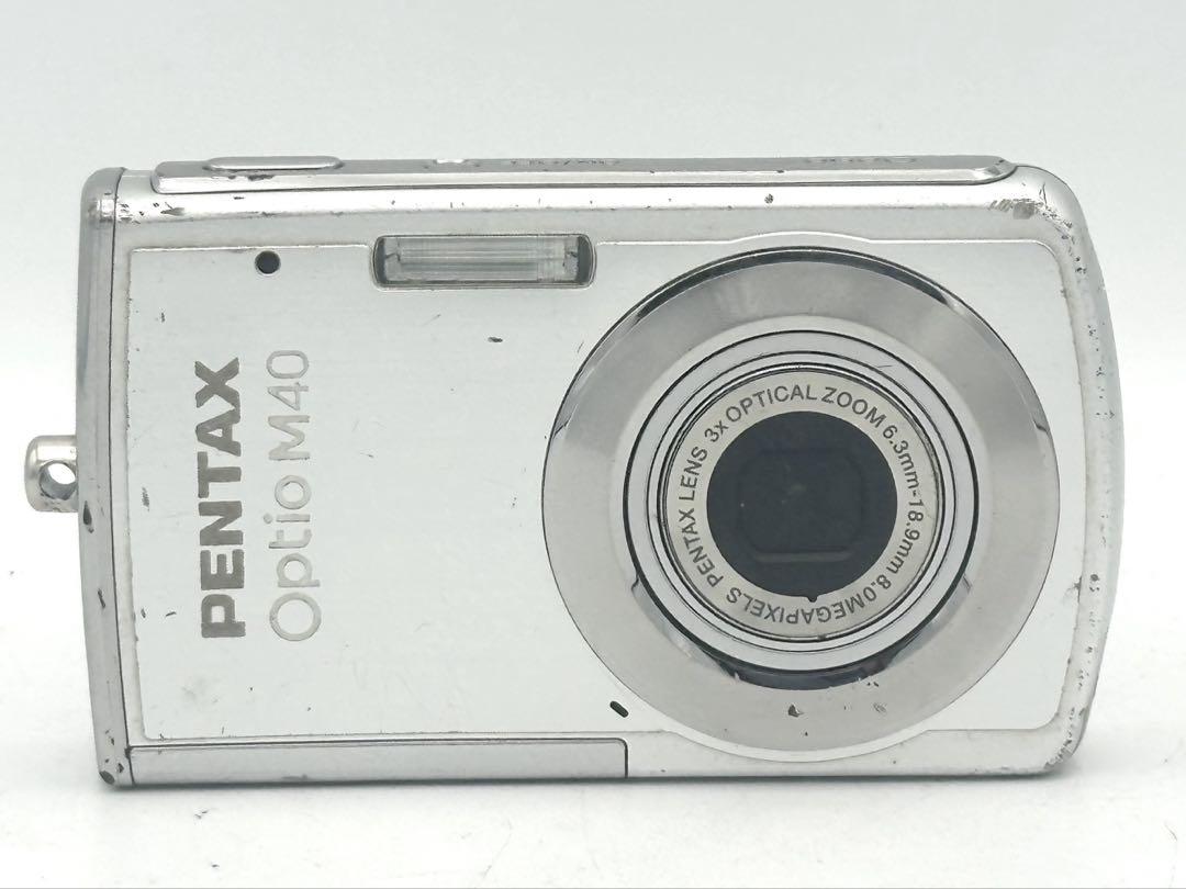 【完動品】PENTAX Optio M40 オールドコンデジ　動作確認済み