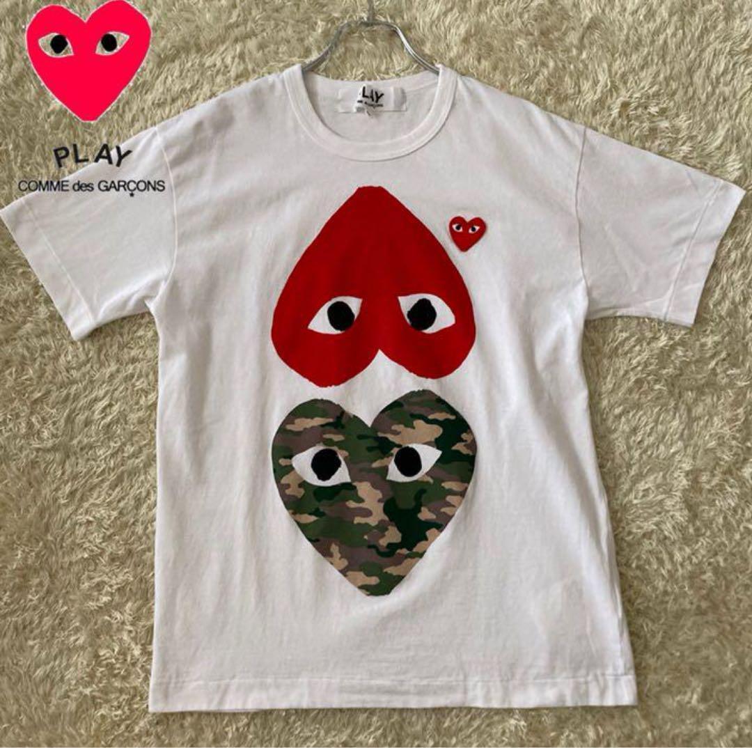 在庫処分セール 言い換え Tシャツ GARÇONS des COMME 迷彩 メルカリ - 男女兼用 M トップス