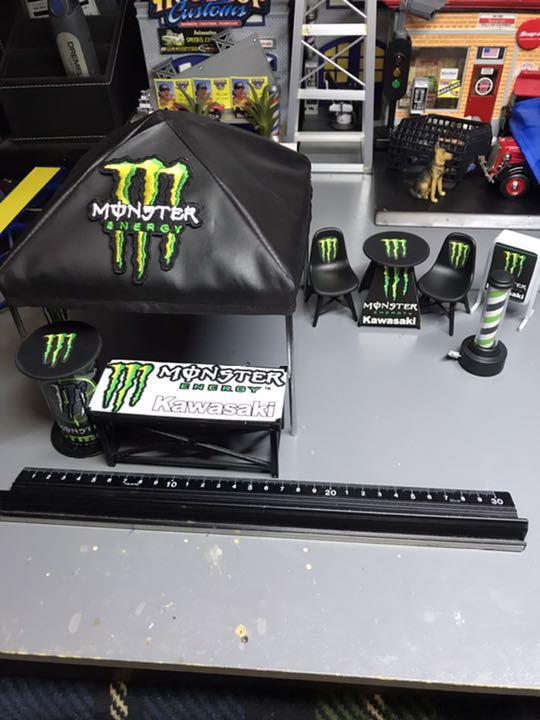 ミニカージ↟ MONSTER ENERGY DIORAMA SET IfYlS-m81023702479 セドバンマ