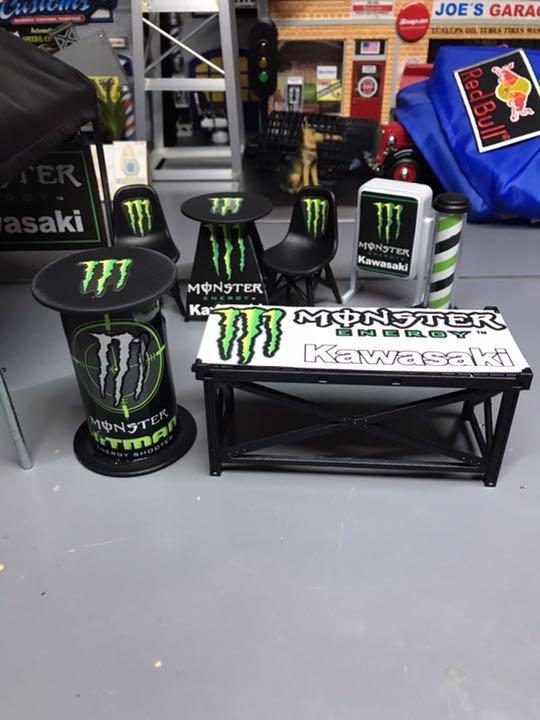 ミニカージ↟ MONSTER ENERGY DIORAMA SET IfYlS-m81023702479 セドバンマ
