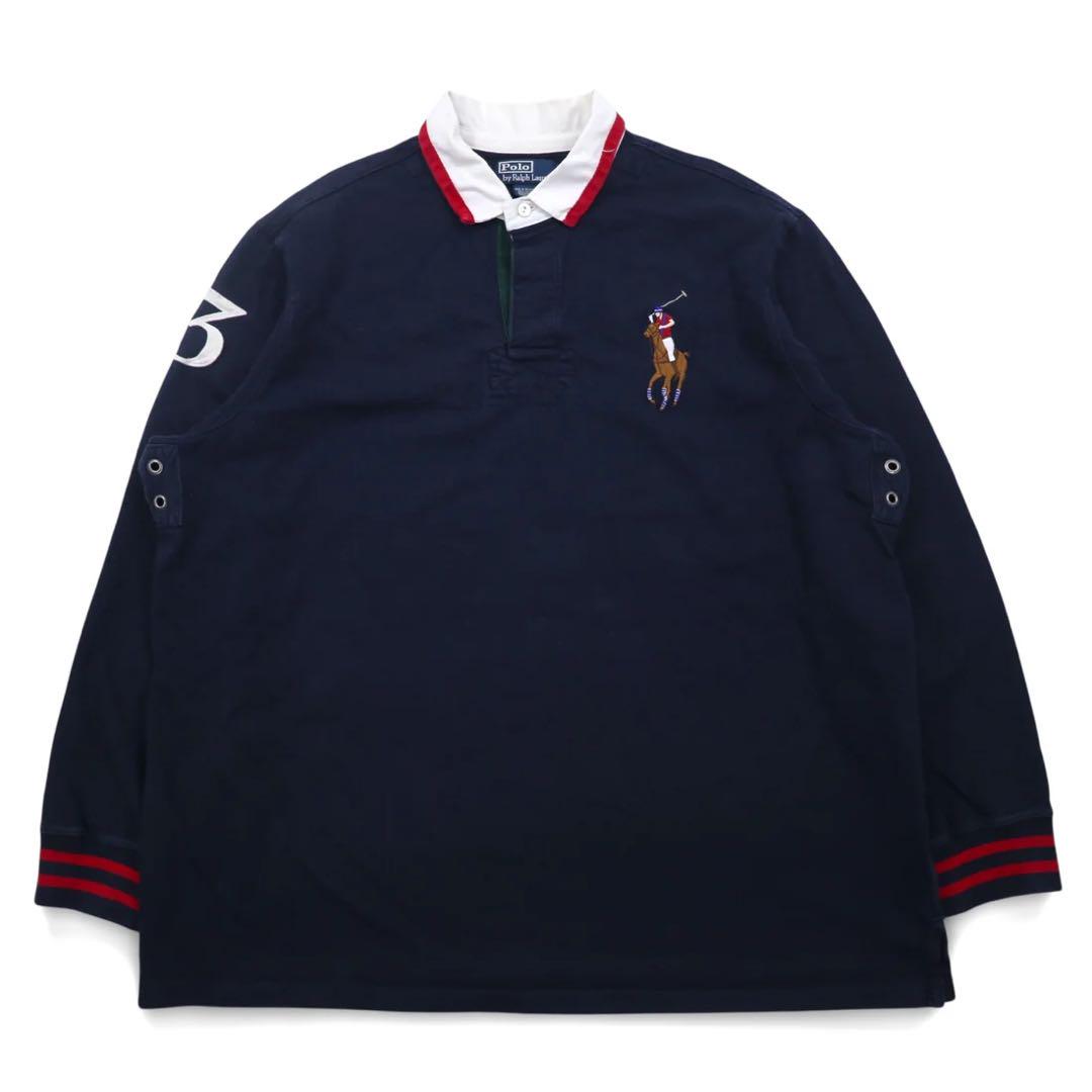 Polo by Ralph Lauren 90年代 ビッグポニー刺繍 ラガー