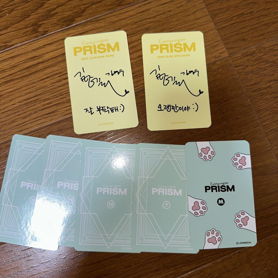 ミョンス ソウルペンミ prism 会場特典 2days+ グッズ トレカ ミョンス ソウルペンミ prism 会場特典 2days+ グッズ トレカ
