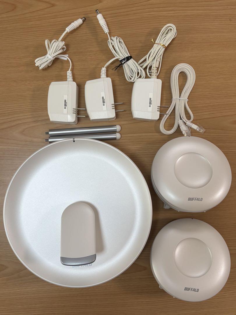 Wi-Fi BUFFALO WTR-M2133HP/E2S 親機+中継専用機2台