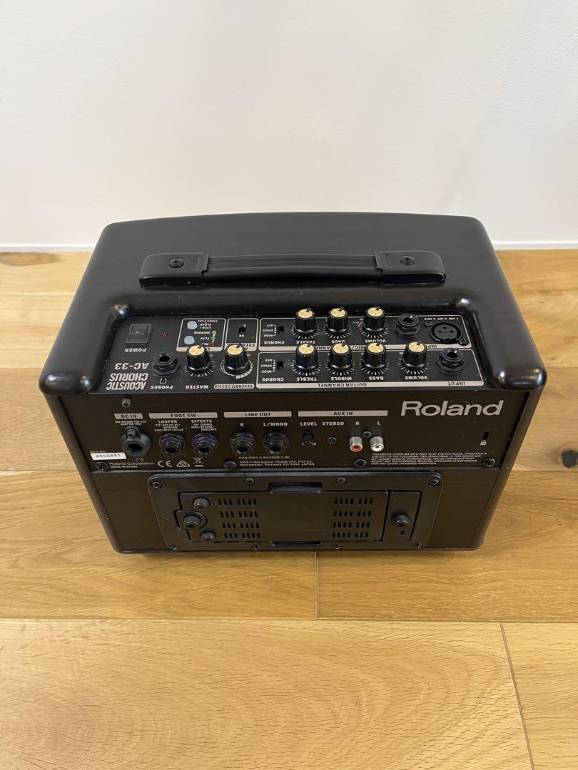 ローランド（Roland　AC-33-RW）アンプ