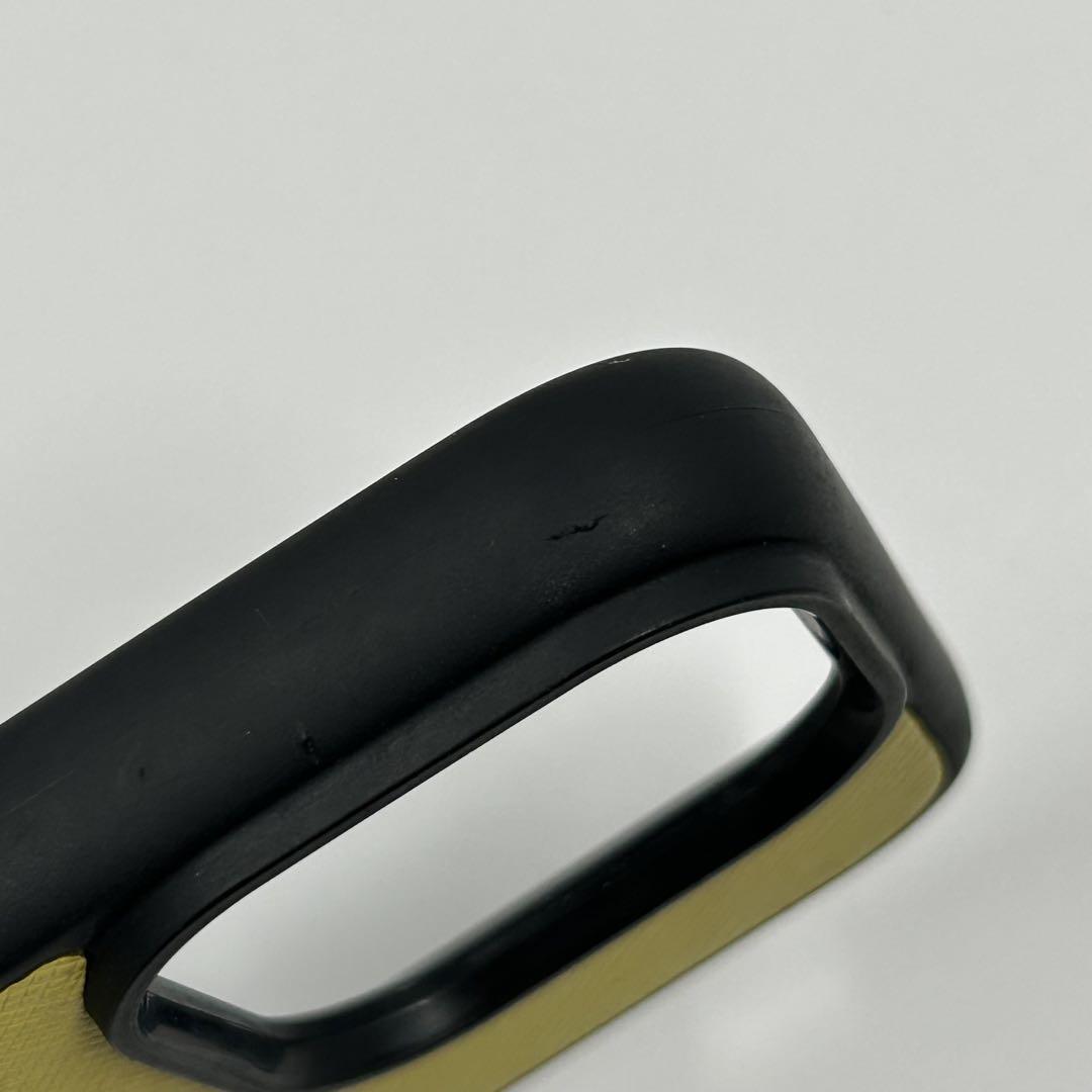 PRADA】iPhone14pro用ケース 三角ロゴ サフィアーノレザー 黄色