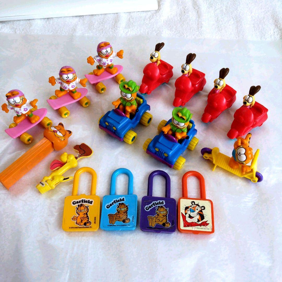 ハッピーミールトイ ガーフィールドフィギュア16個 1980s ヴィンテージ