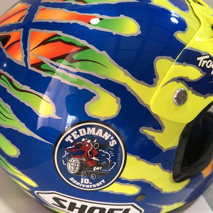 SHOEIトロイリー デザインズコラボ ヘルメットVF-X2 ジェフマタ