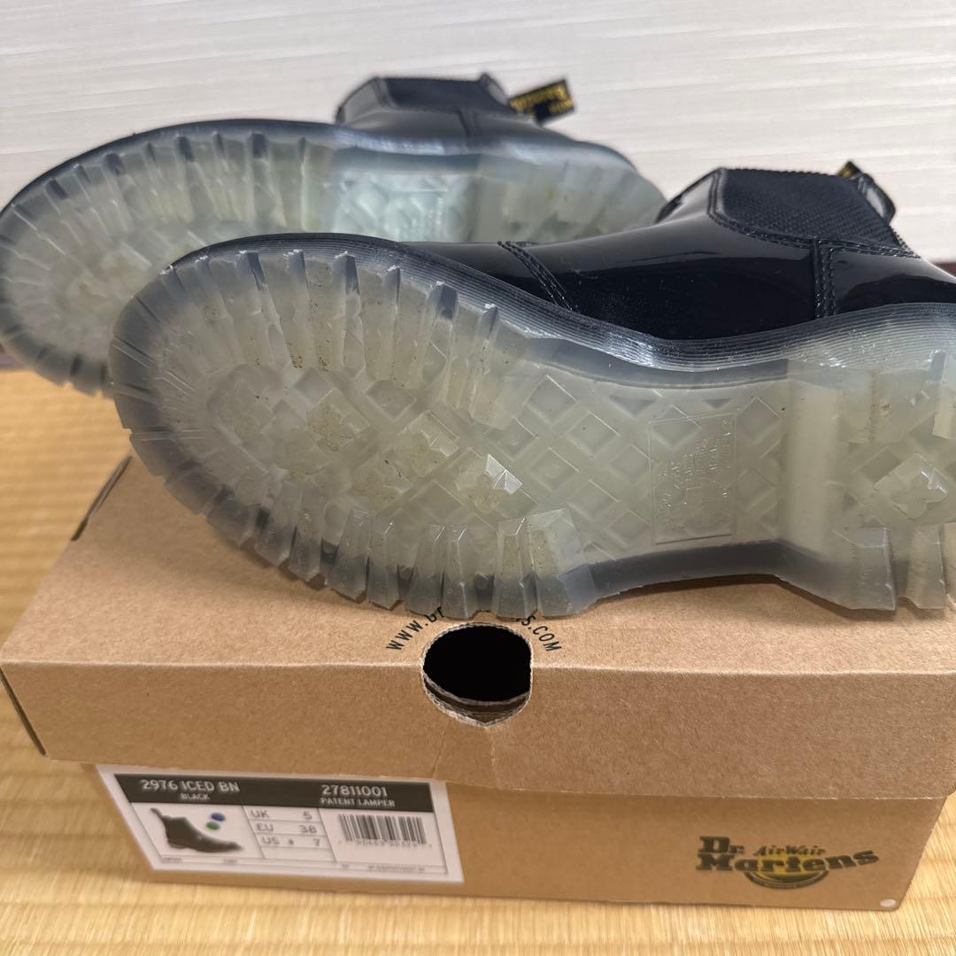 Dr.Martens|ブーツ|UK5|BLK|エナメル|2976 ICED BN24cm・Dr.Martens WWW_MORNINGWALKER_COM