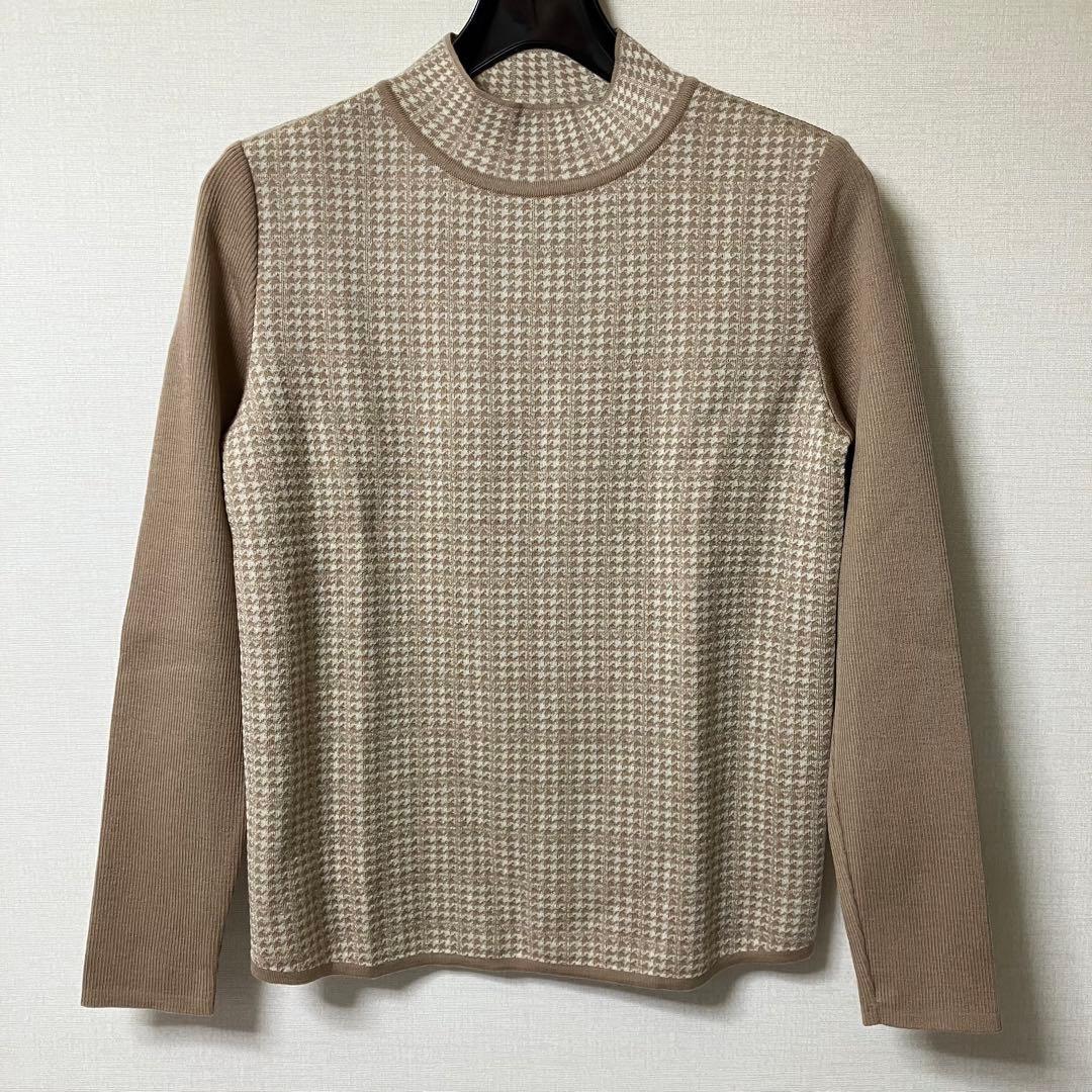 リリアンビューティー エクラ 千鳥格子 ニット SS Liliane Burty ECLAT