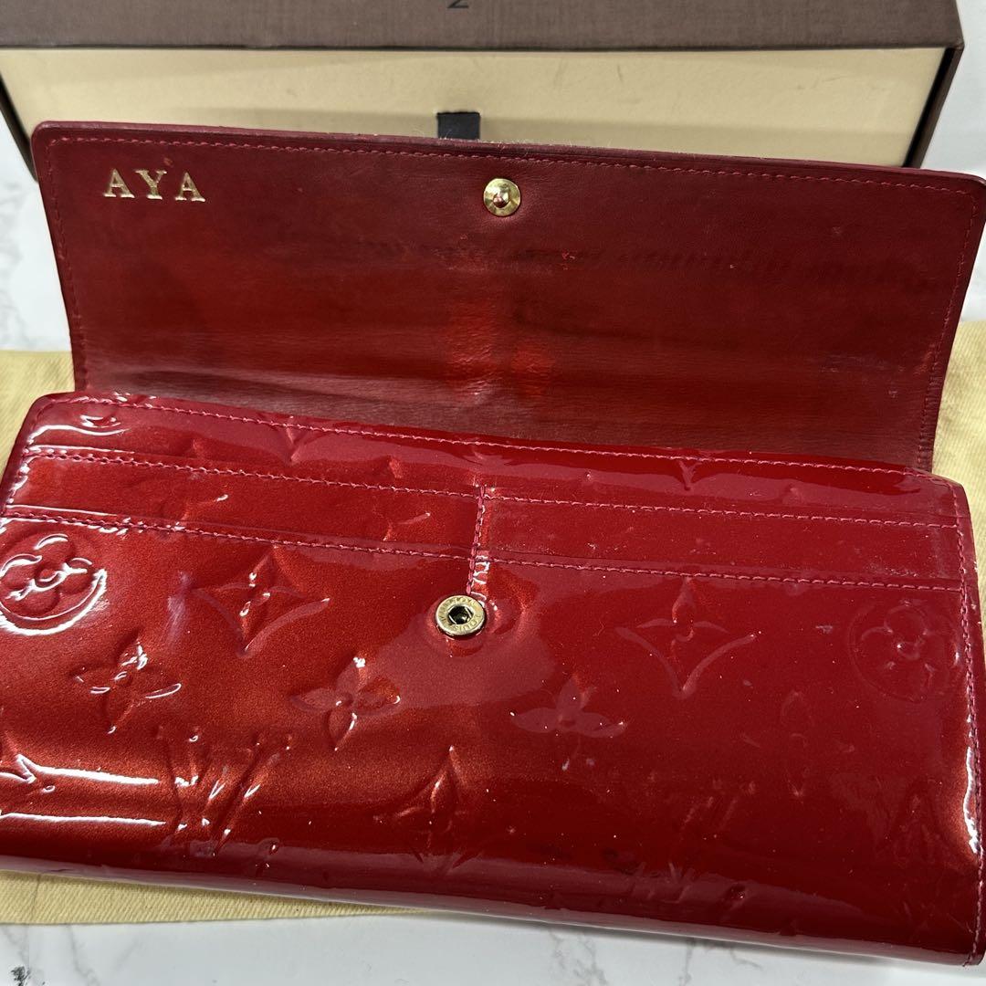 超良品‼️ ルイヴィトン　ヴェルニ　ポルトフォイユ　サラ　財布　長財布