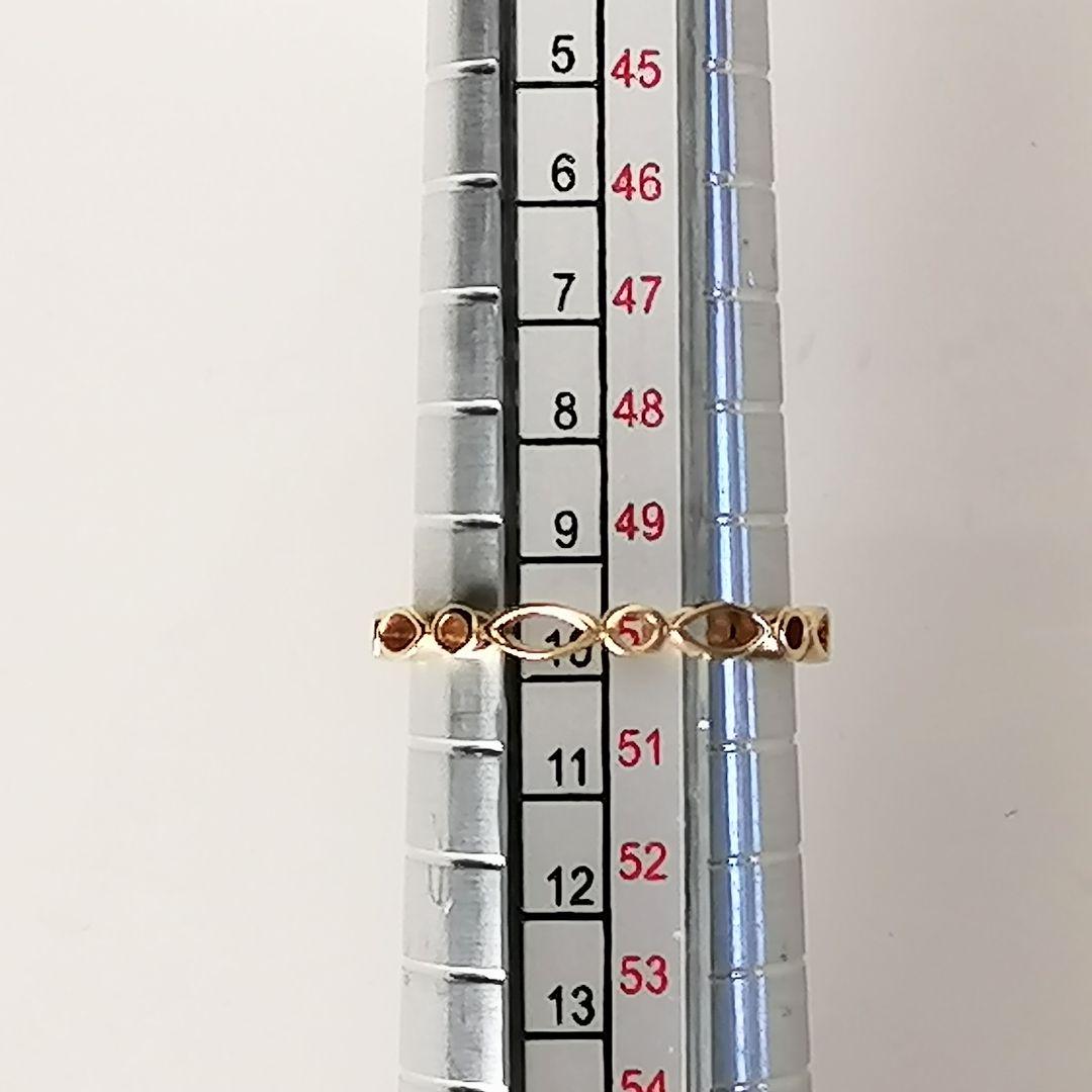K18YG 4℃ リング 10号