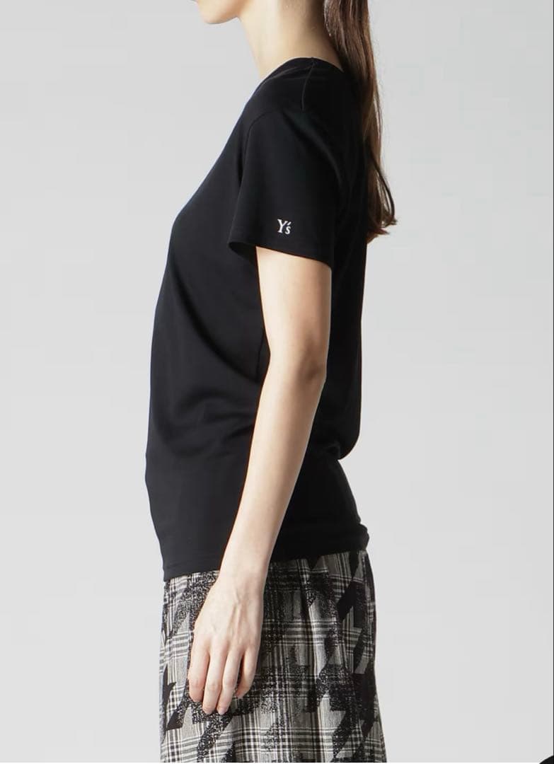 新品 Y's ロゴクラシック半袖Tシャツ 黒 S 新品 Y's ロゴクラシック半袖Tシャツ 黒 S