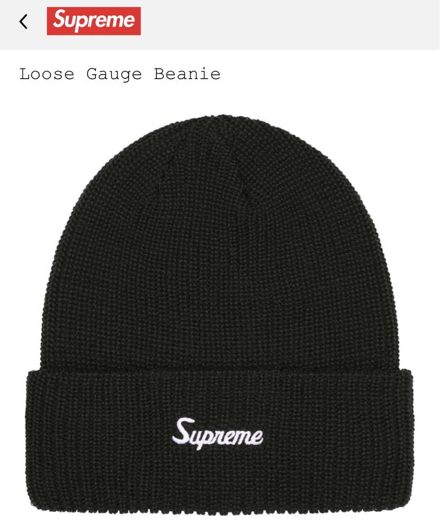 【新品】 Supreme シュプリーム Loose Gauge Beanie