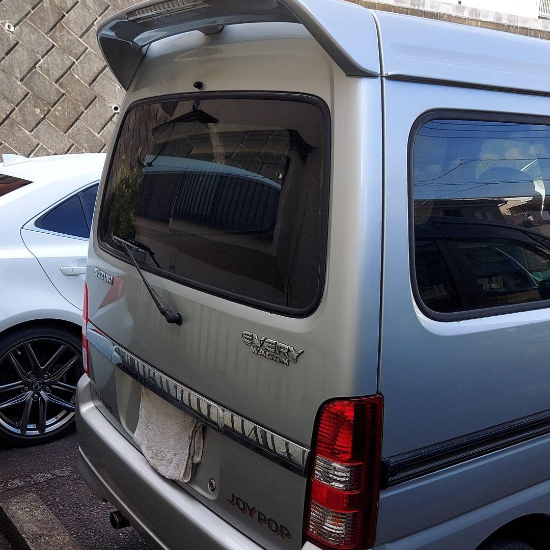 スズキ エブリィワゴン ターボ JOYPOP シルバー 車検付き | mail