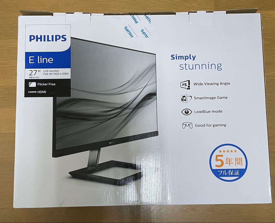 PHILIPS E line 27インチ LCDモニター