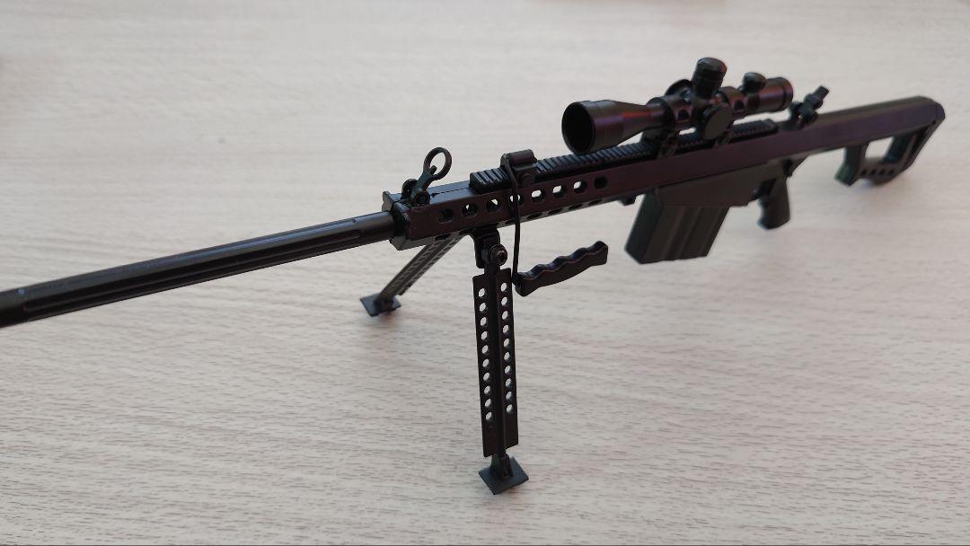 精巧1/3スケール　ミニチュアBARRETT M82A1 ブラック