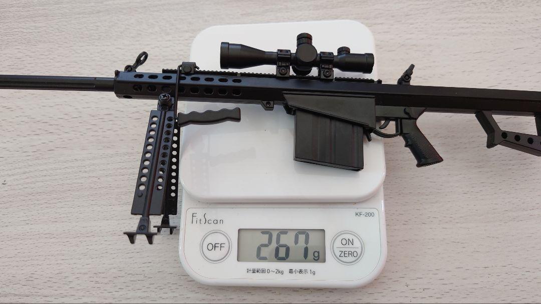 精巧1/3スケール　ミニチュアBARRETT M82A1 ブラック
