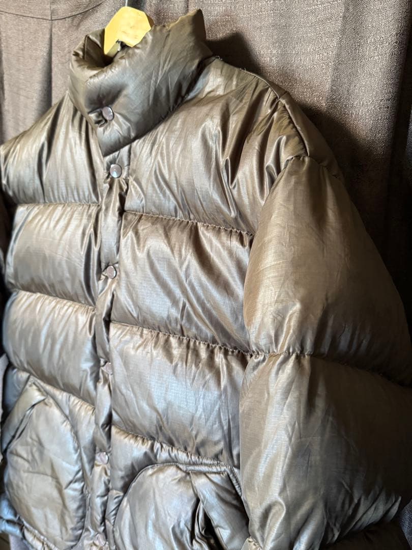 グッドイナフ 90年代 ダウンジャケット ブラウン 希少サイズ グッドイナフ 90年代 ダウンジャケット ブラウン 希少サイズ