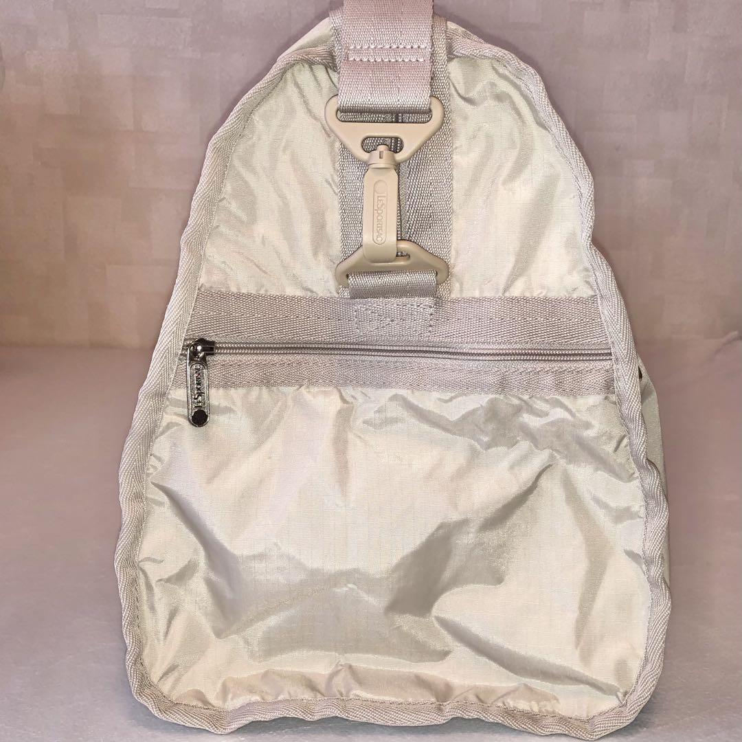 LeSportsac ベージュ ボストンバッグ ショルダーストラップ付