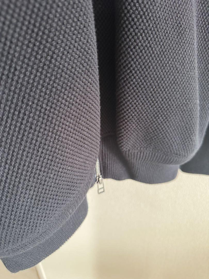 トップス crepuscule Moss Stitch Zip CD