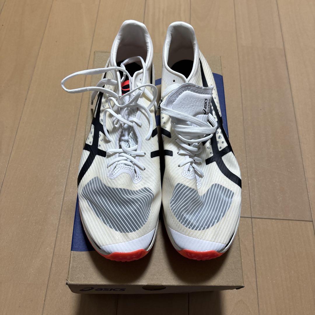 スパイク・シューズ asics JETSPRINT3 white black