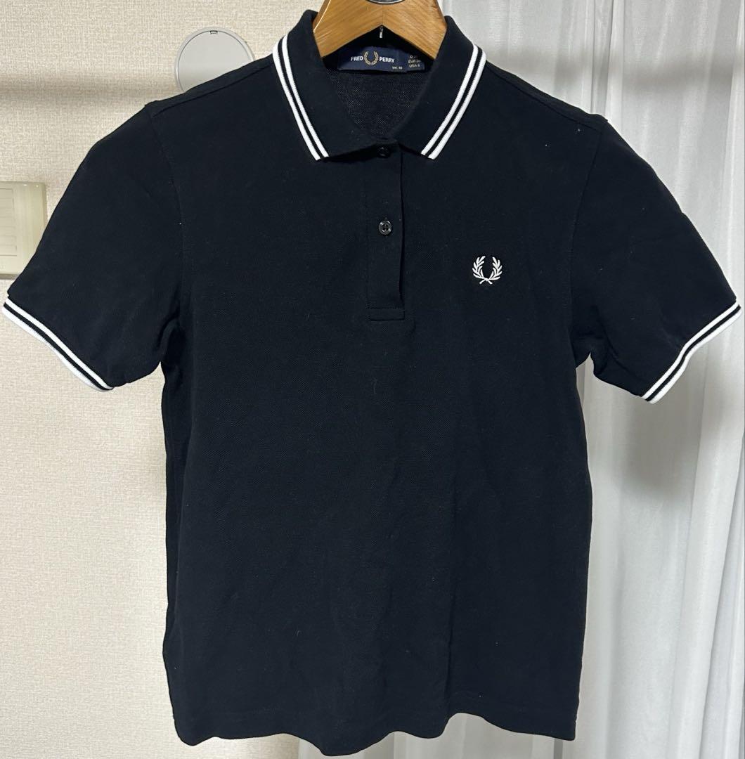 極美品　FRED PERRY ブラック　ポロシャツ Mサイズ FRED PERRY ブラック ポロシャツ M - メルカリ