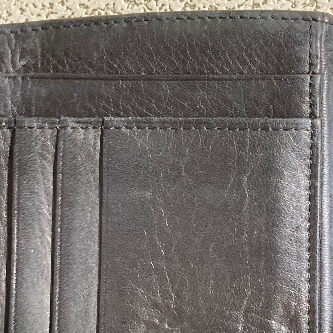 Vivienne Westwood　二つ折り財布　がま口　ブラック　レザー