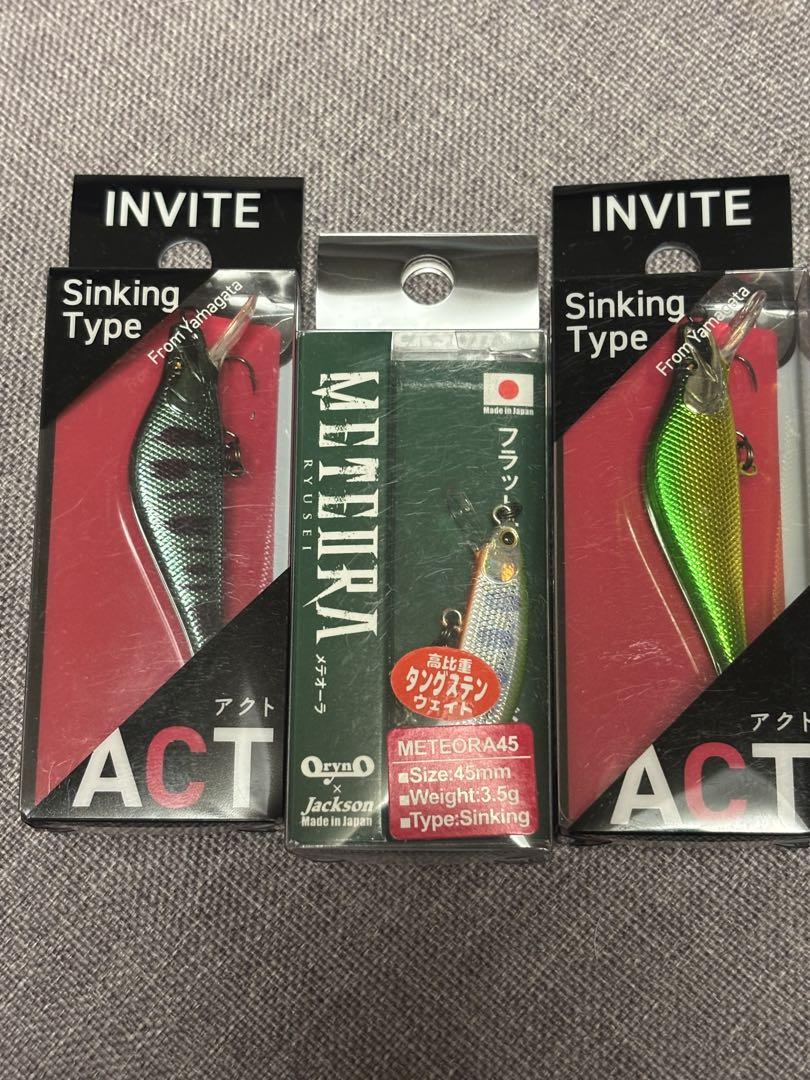 インバイト　act 2個、ジャクソンメテオーラ45未使用