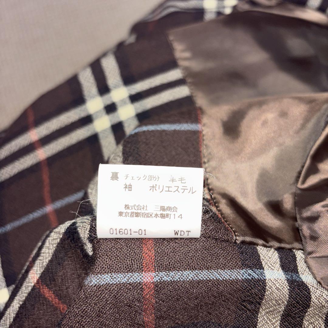 格安新品  BURBERRY フード付きブラウンロングコート ジャケット・アウター