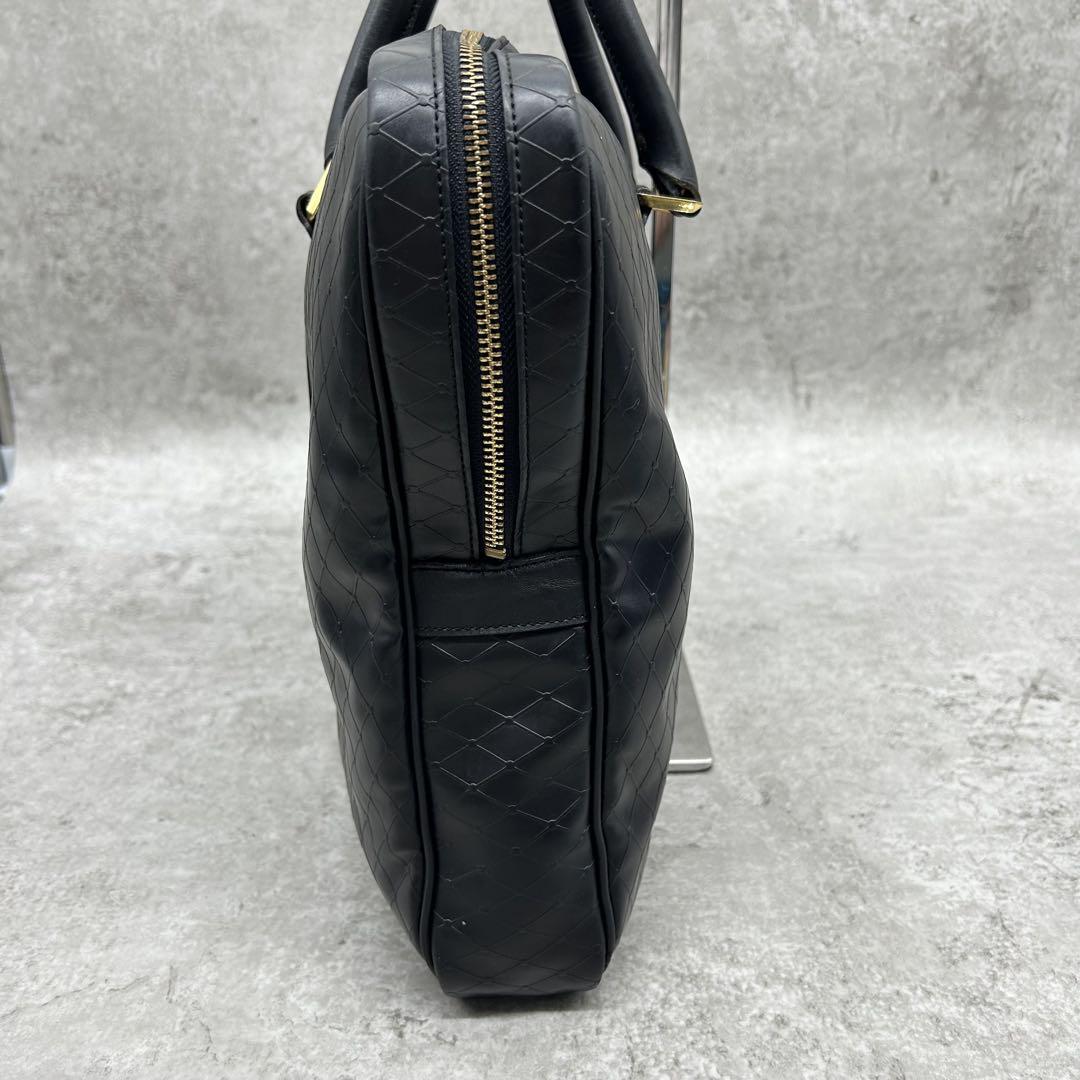 美品✨ヴェルサーチ ビジネスバッグ サンバースト ゴールド金具 黒