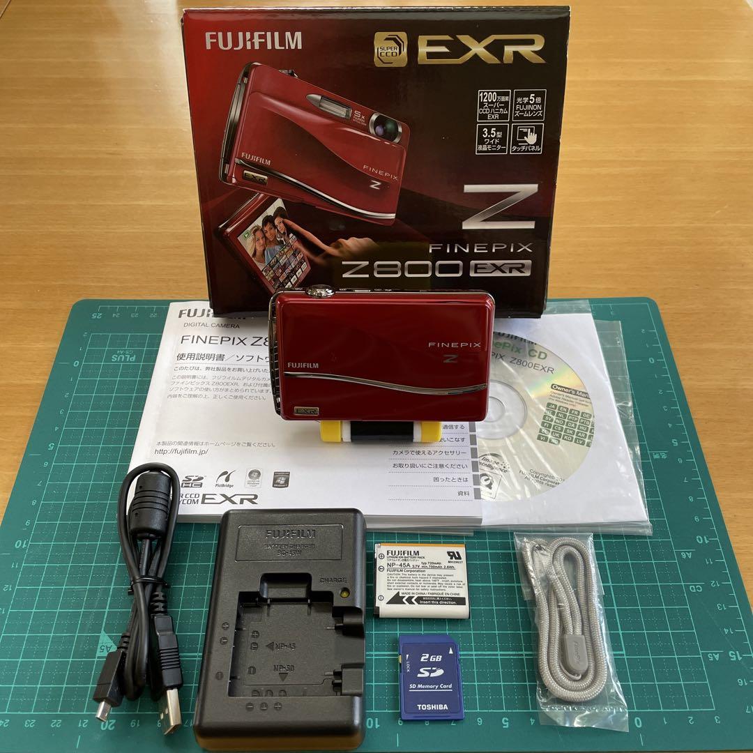 【超美品】オールドコンデジ FUJI FILM FinePix Z800EXR デジタルカメラ