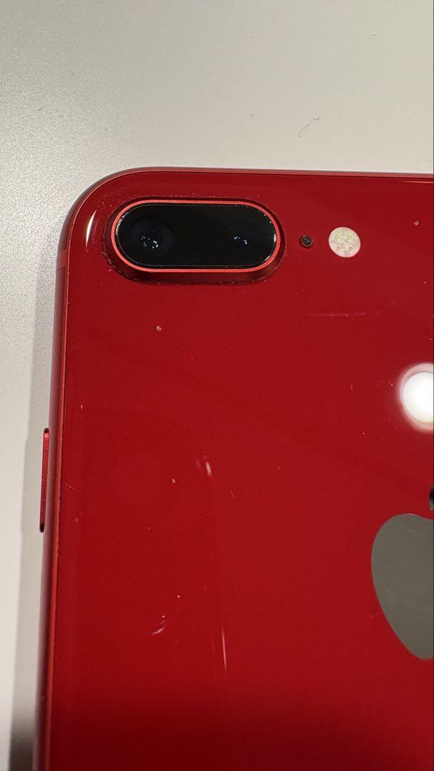 【美品】Apple iPhone 8 Plus (赤)