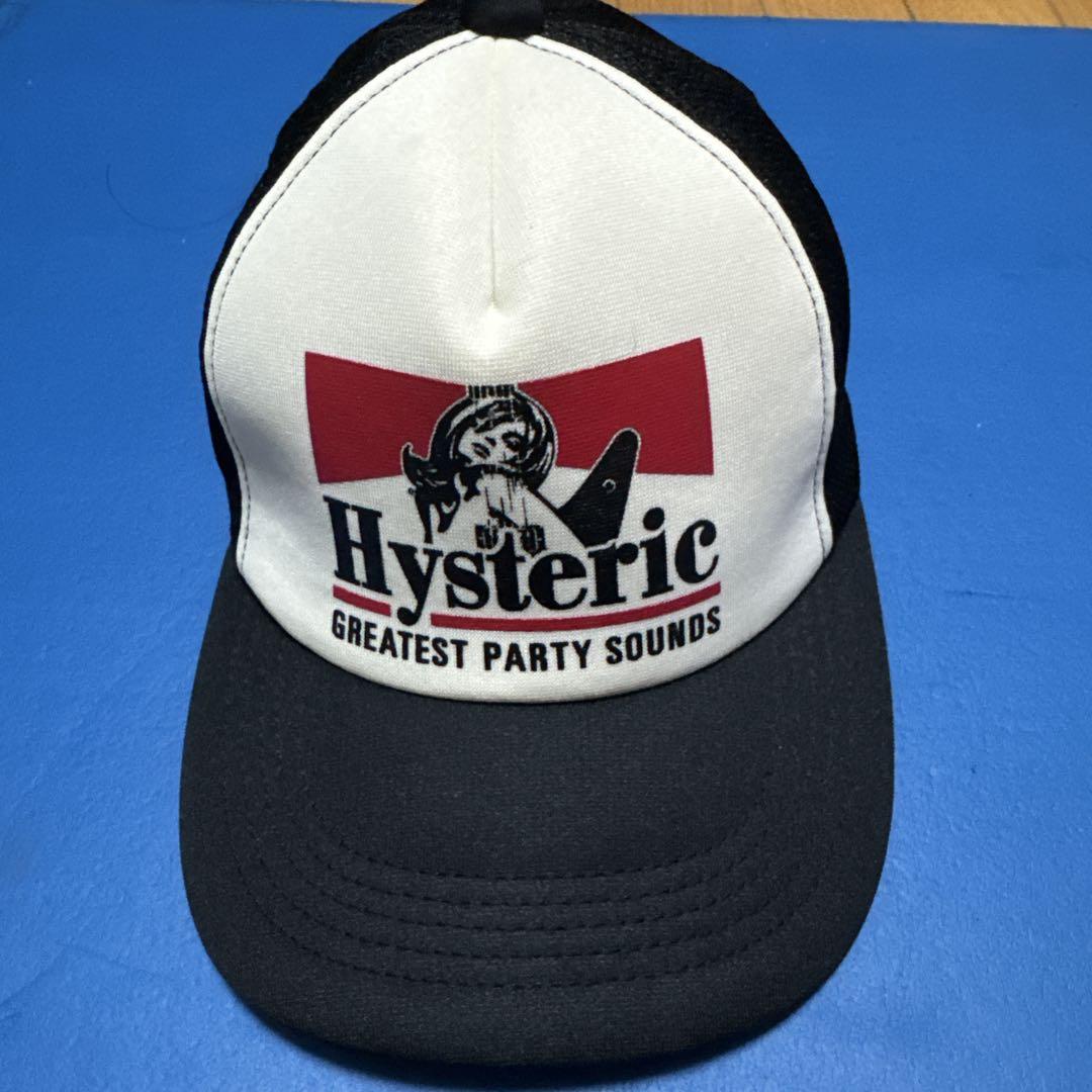 Hysteric メッシュキャップ ホワイト/ブラック