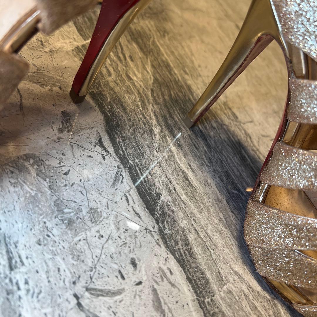 【限定品レア★定価30万★キラキラ】 ルブタン ハイヒール サンダル 【限定品レア★定価30万★キラキラ】 ルブタン ハイヒール サンダル