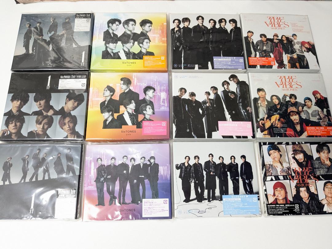 SixTONES 1st～THE VIBES　アルバム　3形態　計12本セット SixTONES 1st～THE VIBES アルバム 3形態 計12本セット - メルカリ