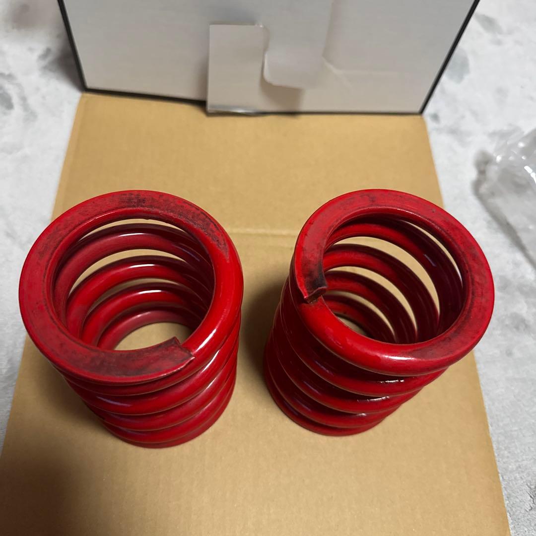 Largus 赤 スプリング バネ id62 自由長120 16k 2個セット