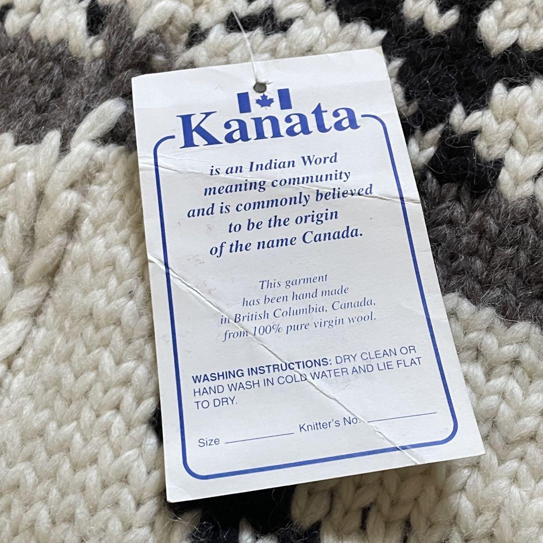 カウチンフルジップセーター カナダ製